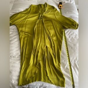 Zara Olive Green Midi Dress